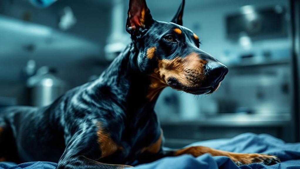doberman delayed decompression issue
