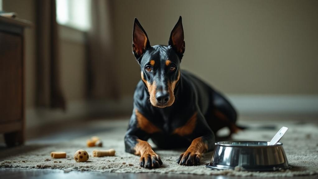 stress accumulation in dobermans